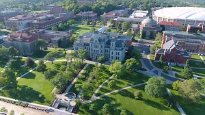 Syracuse University Quad: A Stunning Aerial View