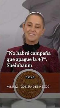 La presidenta destaca avance continuo del país y asegura fortaleza de la Cuarta Transformación