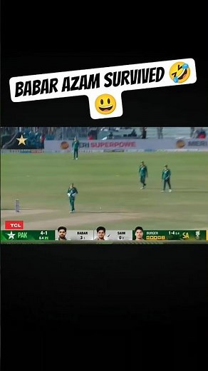 😃👌👌 Brilliant review for babar Azam #song babar Azam survived 🤣🤣