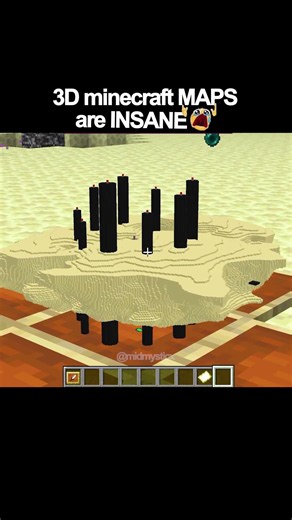 3D minecraft MAPS are INSANE