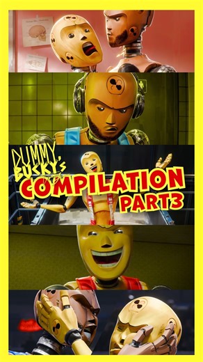 SYNDROMEZ on Instagram: "⚠️Dummy Bucky’s Testing Compilation Part 3⚠️ Buckle up—Compilation Part 3 cranks the mayhem into overdrive! 🤯💥 This episode is all about Bucky & Boomi’s explosive chemistry. They crash harder, go wilder, and drag each other into the most ridiculous tests imaginable! Bucky’s unstoppable positivity and Boomi’s macho energy bring a whole new layer of fun to the animation.🤖🦾 Oh, and Boomi’s DJ test? Maybe it’s a little teaser of what’s coming next for these two. Which mo