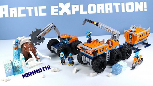 Lego City Arctic Mobile Exploration Base With Mammoth Speed Build 2018
