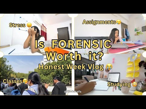 The Reality of Studying Forensic Science 🔍|| Final Semester chaos