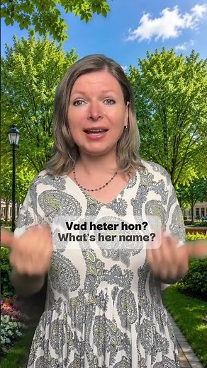 These are homophones in Swedish!