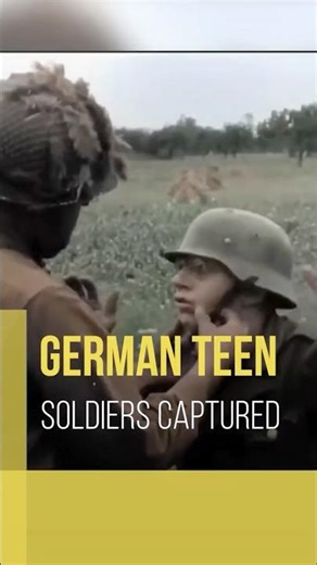 German CHILD Soldiers Captured During WW2