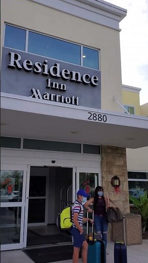 Residence Inn by Marriott Hotel Room Tour (Pompano Beach Central) #shorts