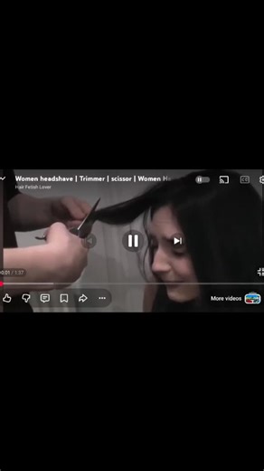 @thebuzzlounge1327 on Instagram: "Women headshave #hairfallingdown #hairchoppedoff #headshave #headshavechallenge"