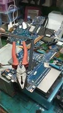 Motherboard RAM Slot Soldering #Laptop RAM Connector Change #Laptop RAM Slot Fixing StepBySt