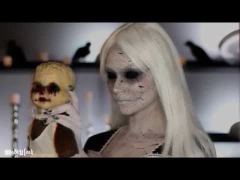 Cracked Porcelain Doll Makeup Tutorial