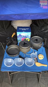 ❤️NOW AVAILABLE❤️ 🌴CAMPING COOKSET 2-3 PERSONS Price : ₱829.00 Capacity: 2-3 persons *Lightweight *Packable *Heat conductor materials *With mesh pouch carry bag Material: Aluminum Features: Ultra-light Weight: 860 g Set Configuration: A big pot, a pot, a frying pan, a spoon, a spoon, three plastic bowls Multifunction Category: Non-stick pan, Smokeless ➡️For more exciting outdoor products just visit us at Bulaong terminal main entrance (First hall way left side) GENERAL SANTOS CITY or contact us
