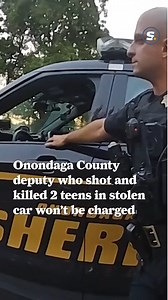 Deputy John Rosello was investigating a burglary when he responded to a 911 call about two cars in DeWitt on Sept. 6, 2023. The call possibly involved suspects in the smoke shop burglary, so the Onondaga County sheriff's deputy opted to respond. When he arrived, Rosello got out of his car and approached one car as the other sped away. As the car drove toward him, he fired three shots, killing the unarmed passengers in the car: Dhal Apet, 17, and Lueth Mo, 15, both of Syracuse. “They were f—king 
