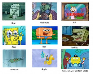 Spongebob Computerpants | SpongeBob Comparison Charts