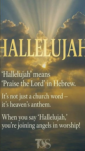 What's the REAL Meaning of Hallelujah in Scripture? The Christian Spirit