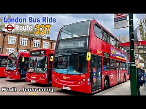 London Bus Ride 🇬🇧 Route 337 - Richmond to Clapham Junction || Full Journey