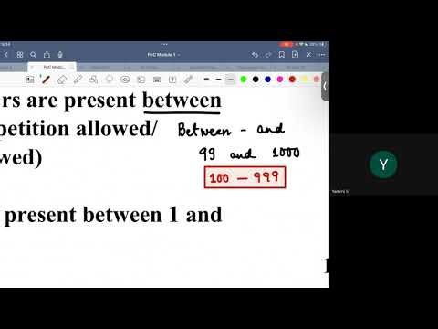 Permutation and Combination