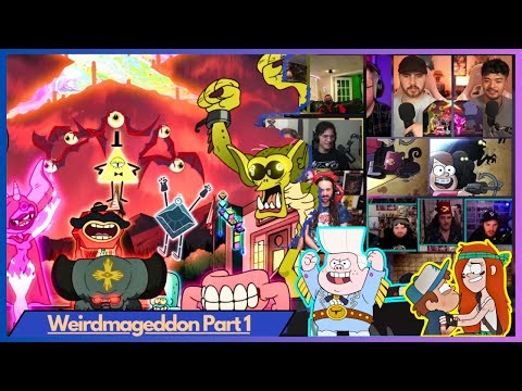"WEIRDMAGEDDON !" | Gravity Falls Season 2 Episode 18 REACTION MASHUP