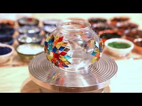 Craft a Cappadocia Dreamscape: DIY Mosaic Lamp Tutorial