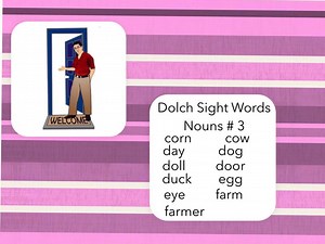 Dolch Sight Words Nouns #3