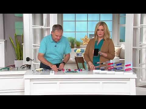 Peeps Eyeglass with SmartKlear Smart Device Cleaning Combo by CarbonKlean on QVC