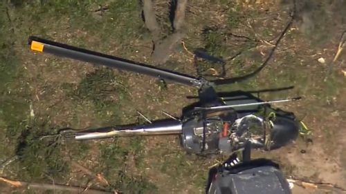 Dashcam footage shows the horrifying moment chopper crashes in Sydney’s south-west