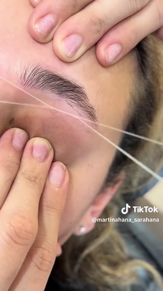 Eyebrow Threading ASMR Tutorial for Beautiful Brows