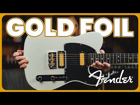 2023 Fender Gold Foil Telecaster - A Vintage Beauty with Modern Features - Demo and Review