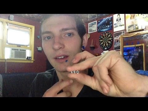 Stretching my lip to 4g. :)