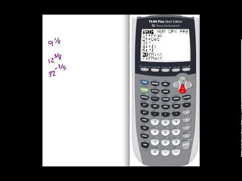 TI-84 Rational Exponents