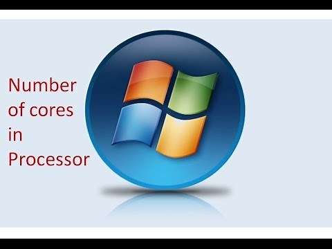 How to check number of cores in processor on windows 7