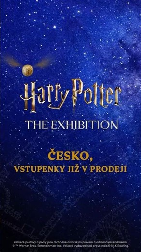 Fanoušci Harryho Pottera, připravte si hůlky! Výstava #HarryPotterExhibition v PRAZE již od 6. srpna