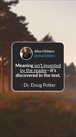 1.9K views · 143 reactions | When we approach Scripture as if meaning...