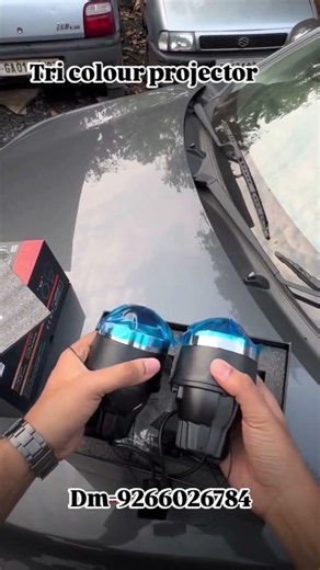 Tri Colour Fog Lamp Projector | 3 Lighting Modes | Best Car Fog Light Upgrade