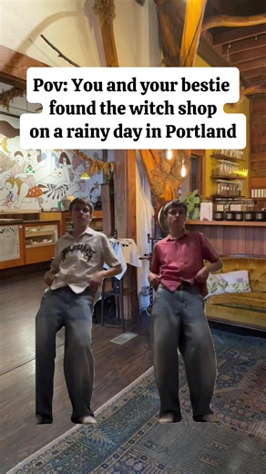 The apothecary is such a VIBE when it’s raining ✨ there’s tea, witchy books galore, divination tools, and so much magic. Adventures with your bestie? Heck yeah. We’re here 11-5 today, see you soon 👋 📍2823 ne sandy blvd Portland OR 97232 #rainydayvibes #pdx #bestiegoals #witchshop #witchvvibes