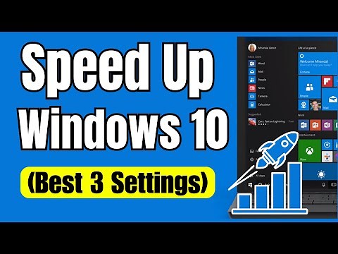 How to Speed Up Windows 10 Performance (Best 3 Settings) in 2024