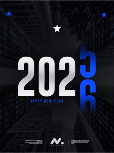 Modern New Year Designs in Adobe Photoshop for 2026