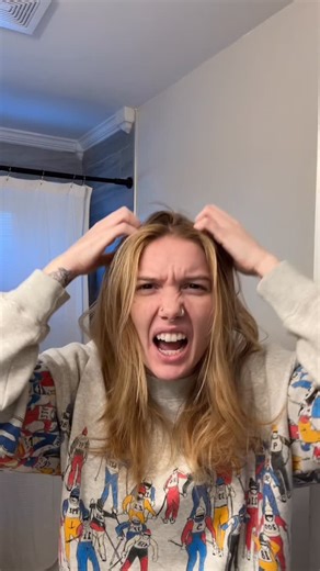 Gianna Rieger on Instagram: "Extension Tapes: 1 My Hair: 0 But at least I can scrub my scalp again! shoutout alcohol spray & unite argon oil you guys were the MVPs • #hairextensions #hairfail #diy #extenstions #hair"