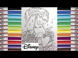 Color with me kids | Disney Dumbo Coloring Book Pages