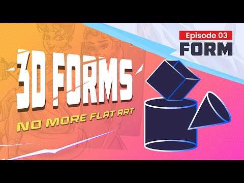 Episode 3: How to draw 3D Forms in the Character Art Fundamentals course