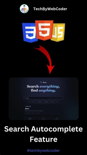Day 43: How To Build a Search Autocomplete Feature Using HTML, CSS & JavaScript (For Beginner)