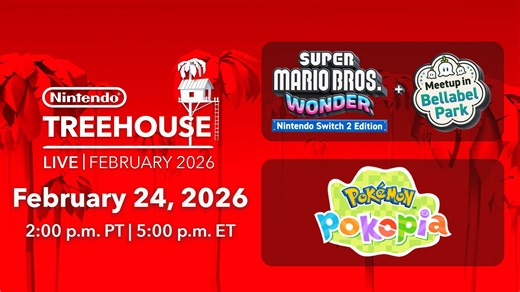 Nintendo Treehouse Live Scheduled February 24 For Pokemon Pokopia And Super Mario Bros Wonder For Switch 2 - Gameranx