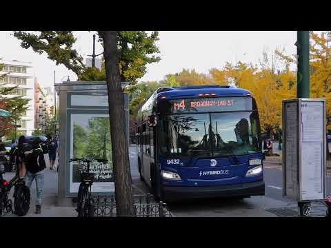 MTA New York City Bus: 2022 New Flyer XDE40 Xcelsior HEV 9432 on the M4 Bus.
