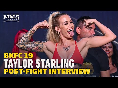 Taylor Starling Reacts To 28-Second KO Win, Eyes Title Opportunity | BKFC 19 | MMA Fighting
