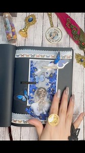 🎀 🦋| Art By Hanan ♥️ 🦋#Scrapbooking #ScrapbookIdeas #DIYCrafts #PaperCrafts #HandmadeWithLove #CraftInspiration #CreativeJournaling #MemoryKeeping #CraftingCommunity #MomsWhoCraft | Art By Hanan