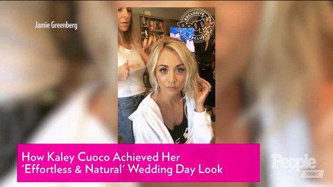 How Kaley Cuoco Achieved Her 'Effortless and Natural’ Wedding Day Look