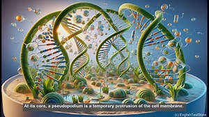 Pseudopodium in biology
