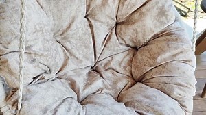 Weatherproof Swing Cushion Pad - Fiber Ball Filled, Water Repellent Porch Cushion - Etsy