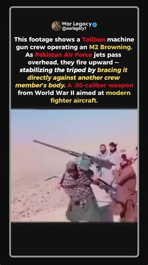 He Used His Friend’s Shoulder to Fire a .50 Cal at Fighter Jets #shorts