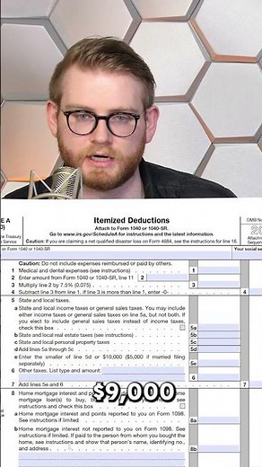 Itemized Deduction Form
