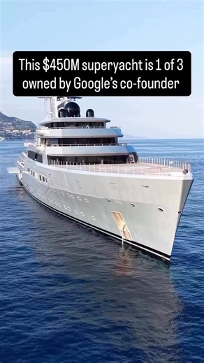 Google co-founder Sergey Brin isn’t just a tech visionary, he’s a serious yacht lover too. His 142m superyacht Dragonfly carries on a name he’s used before, a nod to his passion for the sea. It’s also part of his legendary “Fly Fleet,” alongside his other superyachts Butterfly and Firefly, making him one of the most unique yacht owners in the world. @boatinternational #superyacht #maritime #yachting #megayacht #sea #billionaire #ocean #travel #yacht #luxurylifestyle | The Superyacht Insider