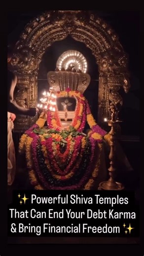 Mystical soul on Instagram: "1. Tamil Nadu - Runa Vimochana Lingeshwarar Temple (Vayalur, Trichy) Specialty: Specifically worshipped to clear financial debts and loans. Mantra: “Runa Vimochana Lingeshwara Stotram” recited on Mondays and Pradosham days is highly effective. 2. Andhra Pradesh - Sri Kukkuteswara Swamy Temple (Pithapuram) Specialty: Believed to clear ancestral debt and negative karma Nearby: Padagaya Tirtha - sacred for Pitra Dosha Nivaran rituals. 3. Maharashtra - Trimbakeshwar Jyot